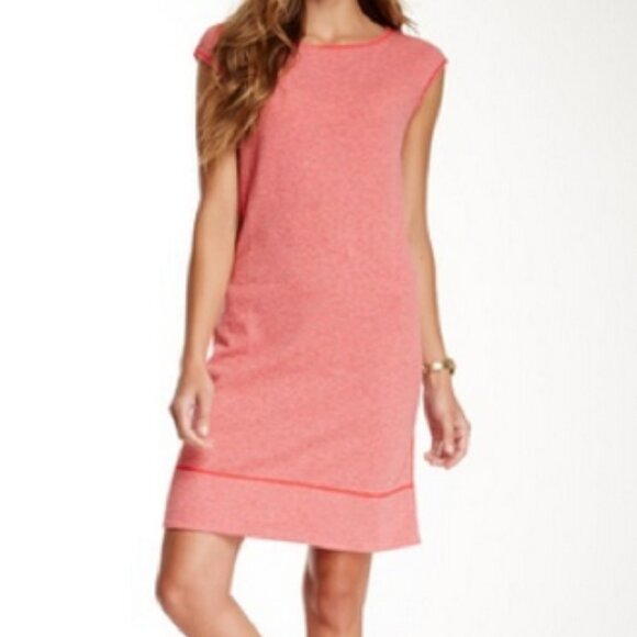 Tommy Bahama Lighthouse Reversible Wide Scoop Neck Dress w Horizontal Pinstripes - Picture 1 of 15